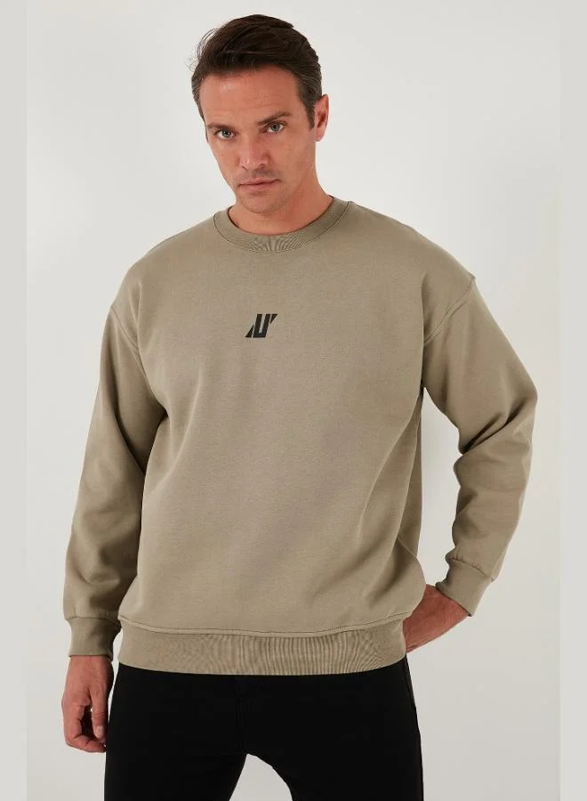 Buratti  Buratti Regular Fit Crew Neck Cotton Fleece Lined Soft Brushed Sweatshirt Men's SWEAT 5905405 for Men | Best Price UAE