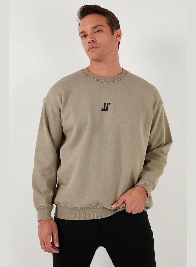 Buratti Regular Fit Crew Neck Cotton Fleece Lined Soft Brushed Sweatshirt Men's SWEAT 5905405