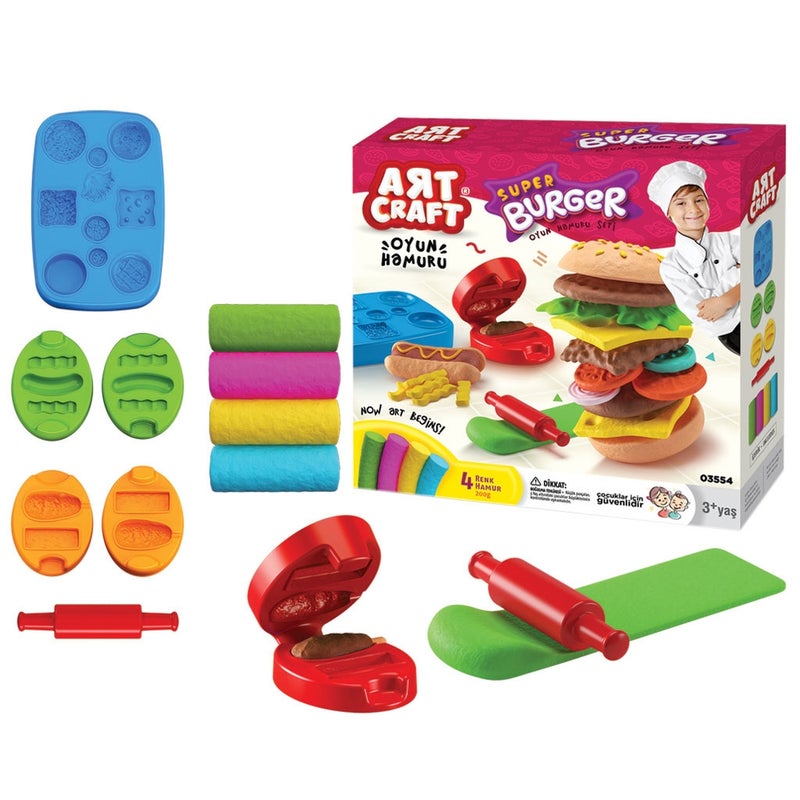 Dede - Art Craft Super Burger Set - 03554 - Image 1