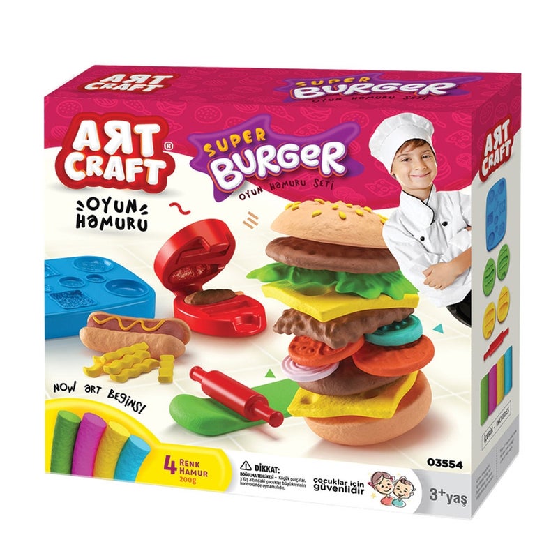 Dede - Art Craft Super Burger Set - 03554 - Image 3