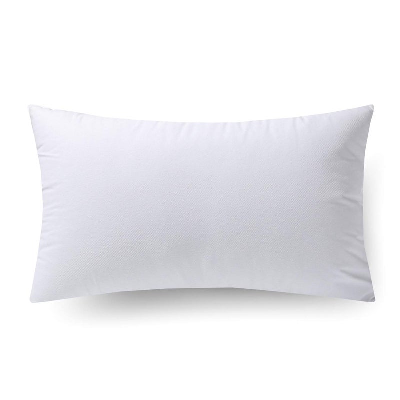 Calibrate Timing Hypoallergenic Lumbar Pillow Inserts 4 Pack, 12 Ã— 20 Inches â€“ Plush Polyester Throw Pillow Fillers for Sofas, Beds, and Office Use - Image 5