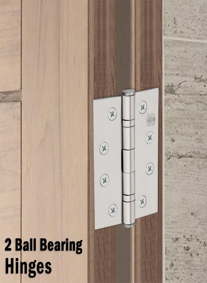 Harrison Main Door Lock Hinge Free/ 1 Duro Bolt 5530 Rose Gold Finish 5 Computerised Key with 2 Hinge 0971 SS Finish and Key Ring/Mild Steel Material/Door Lock, Rim Lock, Dead Bolt Lock - Image 4
