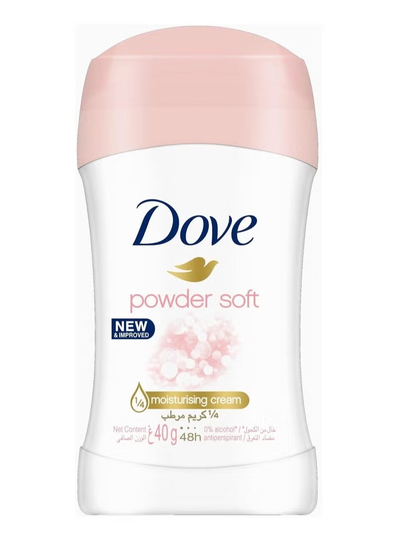 دوف مزيل عرق ستيك 40 جرام بودره ناعمه - Image 1