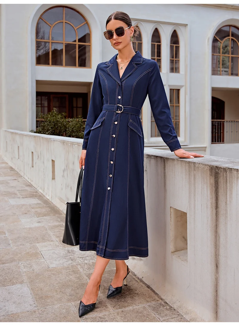 SIMPLEE Women's Summer Elegant DressLight & Comfortable Lightweight Cotton Blend Perfect for Outings