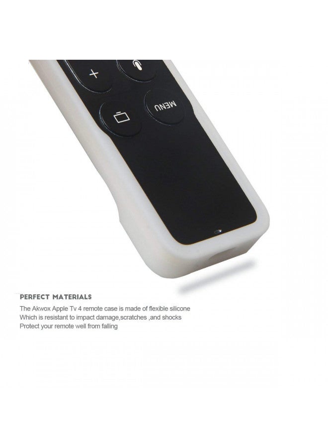 AKWOX Remote Case for Apple Tv 4th / 4K 5th Generation, Akwox Light Weight [Anti Slip] Shock Proof Silicone Remote Cover Case with Lanyard -not for New Apple 4k TV Series 6th Gen 2021 - Image 5