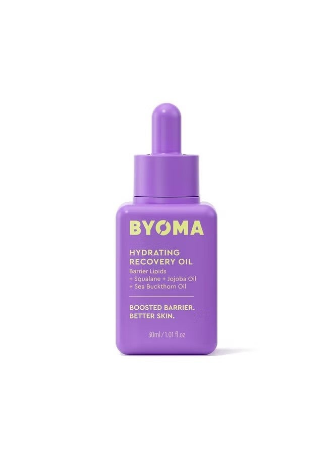 BYOMA Hydrating Recovery Oil Luxury Face Oil With Squalane Jojoba Oil & Seabuckthorn Oil Instant Radiant And Glowy Skin Barrier Repair Facial Oil 1.01 Fl. Oz - Image 1