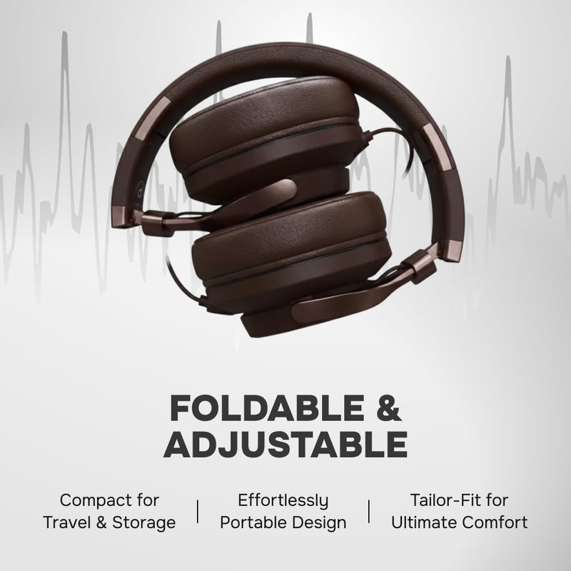 ARTIX Over Ear Headphones Wired with Microphone and Volume Control, Foldable Noise Isolating Headset with Deep Bass for School, Laptop, Computer, Chromebook, Tablet, Travel (3.5mm Jack) - Image 5