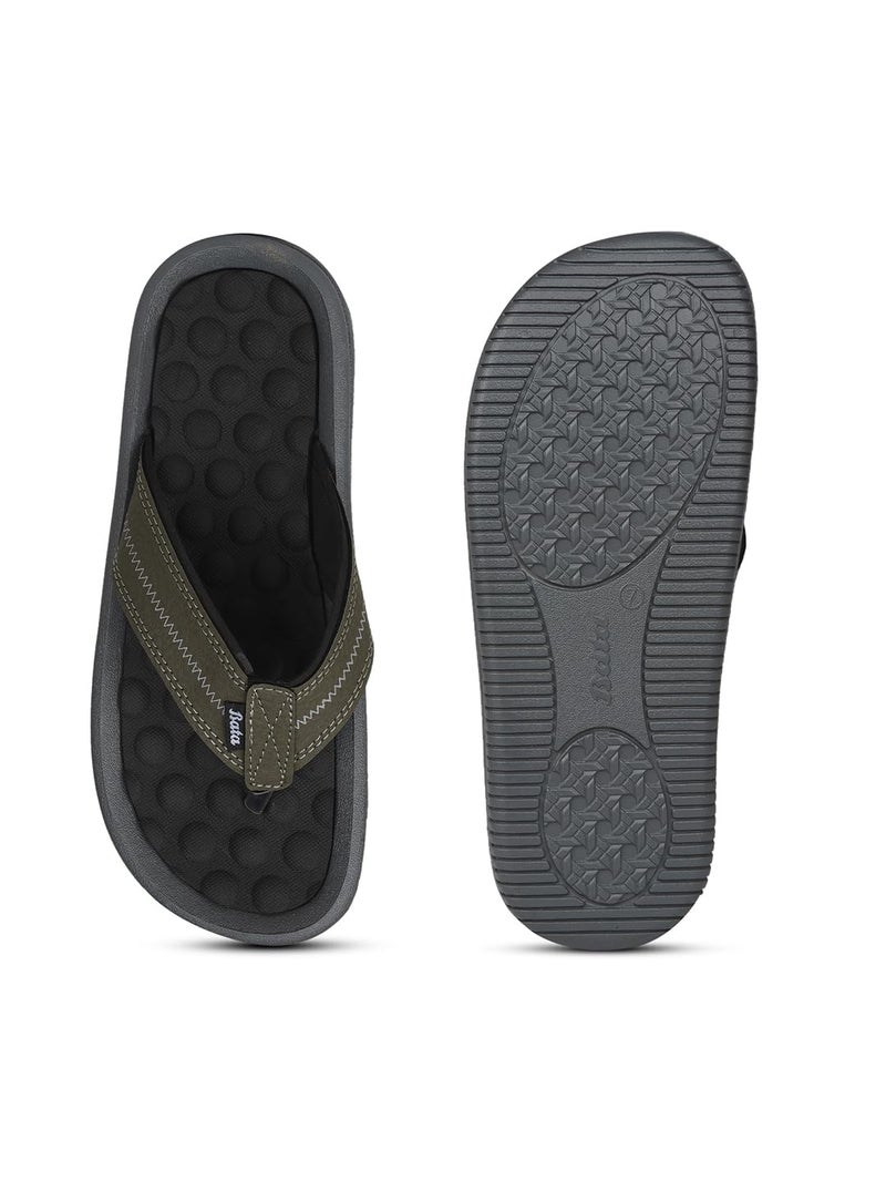 Bata Men Casual Thong Flip-Flop - GREEN 11 (UK) - Image 4