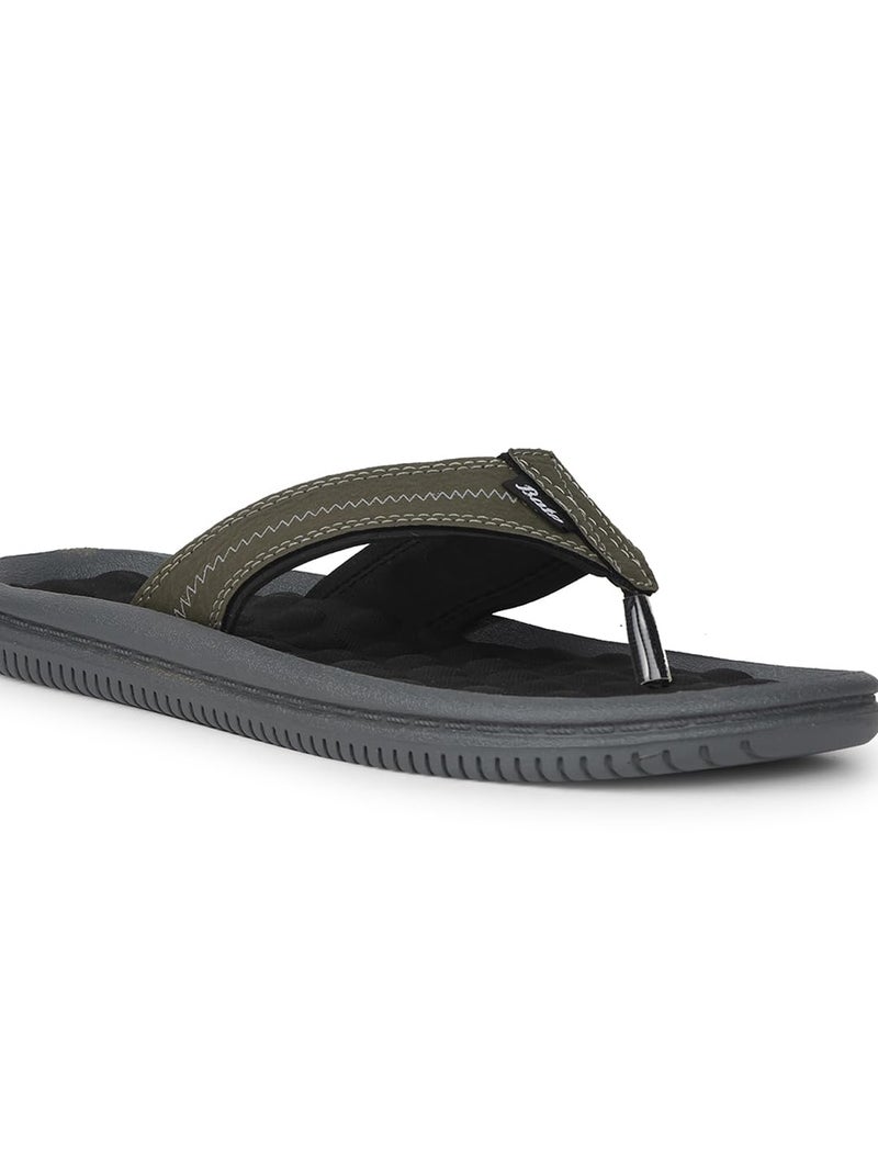 Bata Men Casual Thong Flip-Flop - GREEN 11 (UK) - Image 5