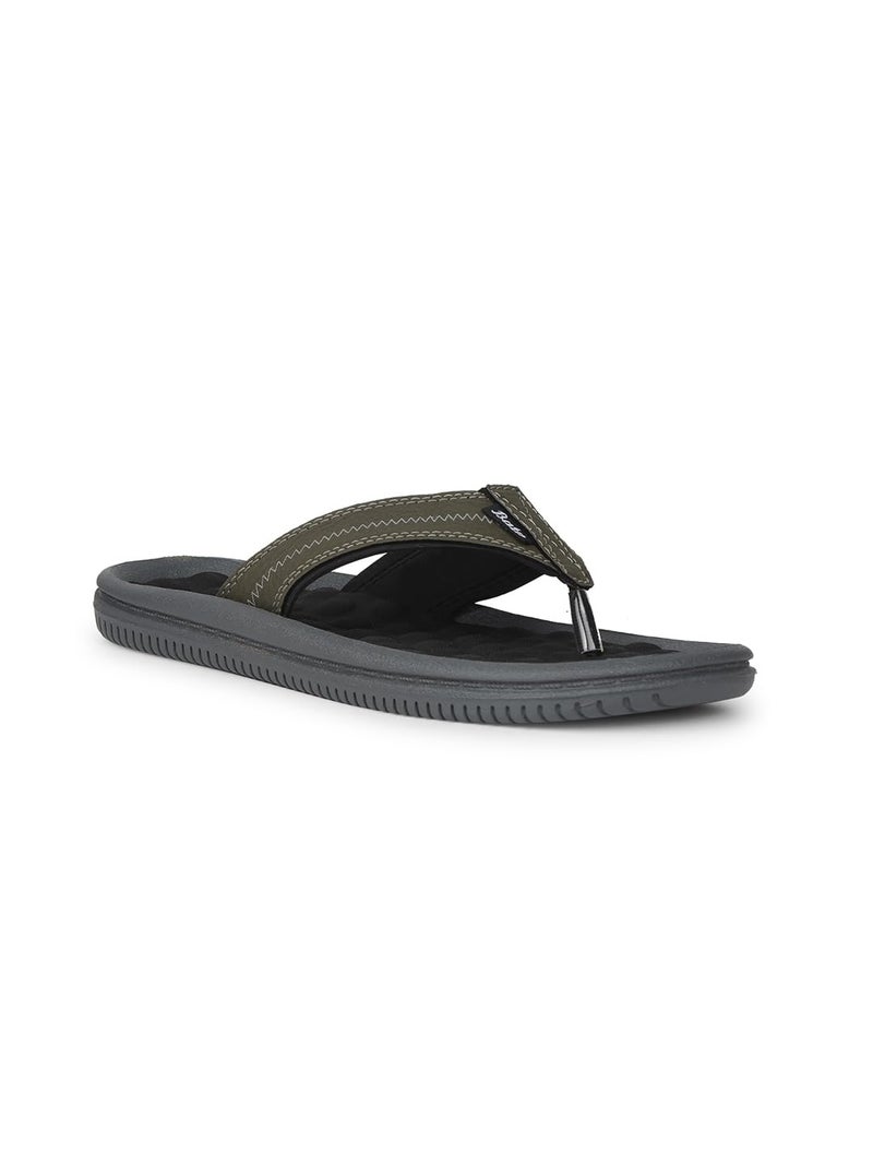 Bata Men Casual Thong Flip-Flop - GREEN 11 (UK) - Image 1