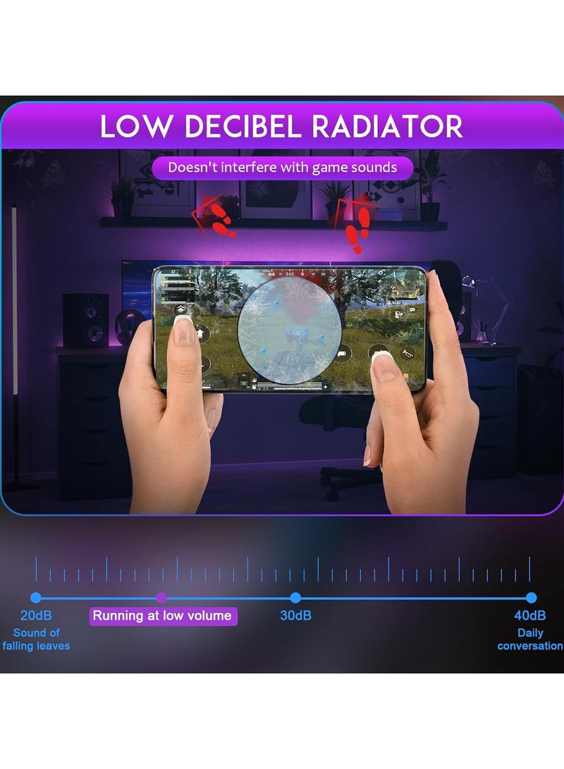 Loquat iPad Radiator Magnetic Tablet Cooler For iPhone iPad Android Tablet Compatible Magnetic Semiconductor Heat Sink With Temperature Display Radiator Cooler - Image 5