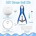 Simgoing 12 Pcs DIY Stress Ball Making Kit Blank Stress Pressure Ball Skin Kit with Vacuum Evacuating Device Expander Tool Make Your Own Fidget Pressure Balls for AdultsMilky and Clear - Image 4