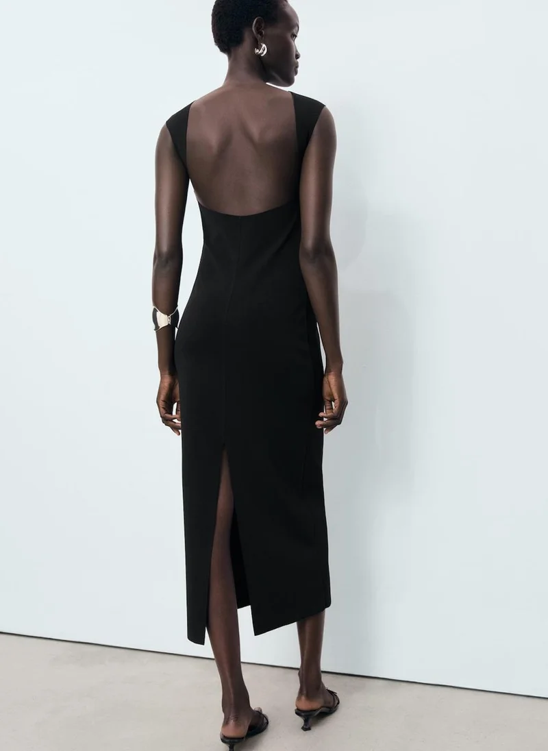 مانجو Open Back Dress