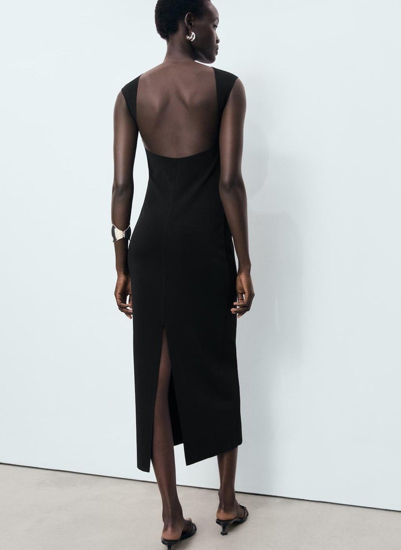 MANGO Sleeveless Midi Dress  - Image 2