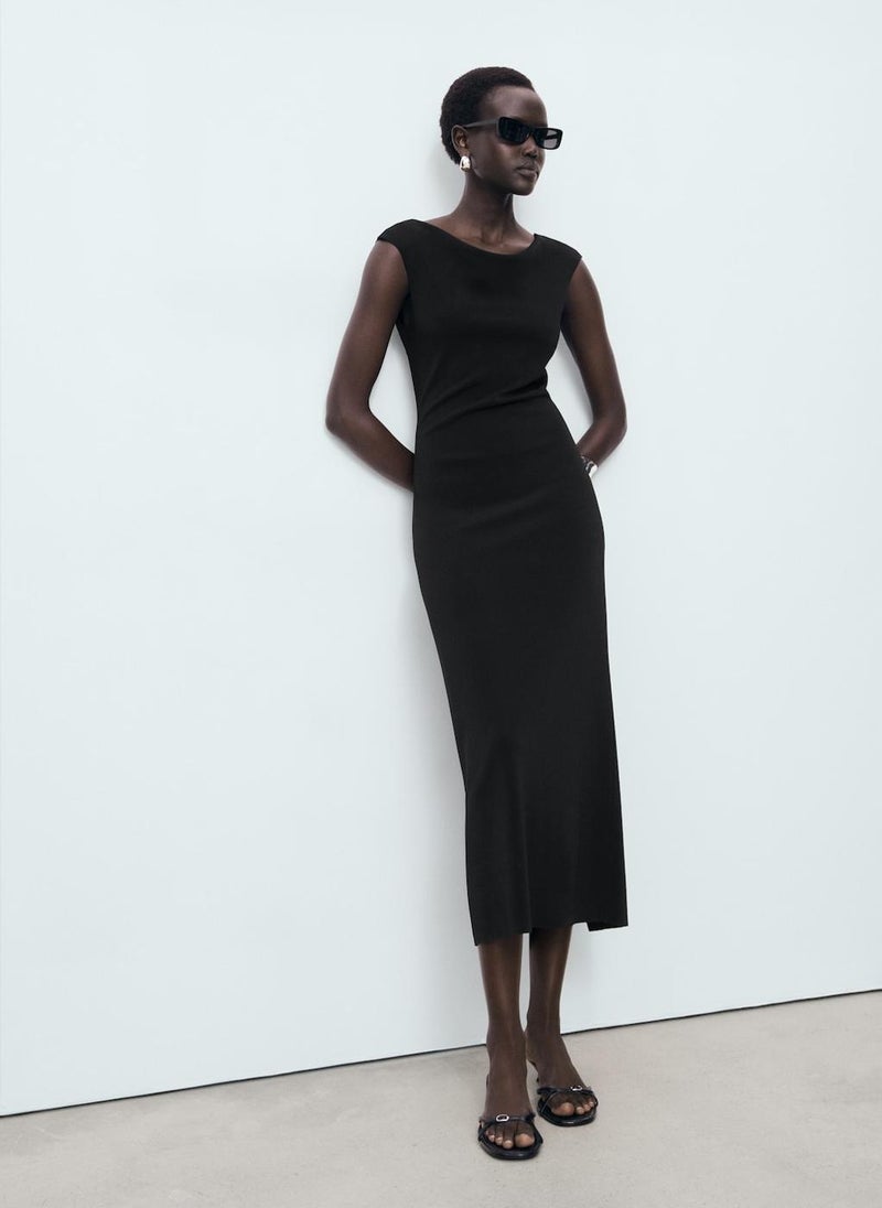 MANGO Sleeveless Midi Dress  - Image 1