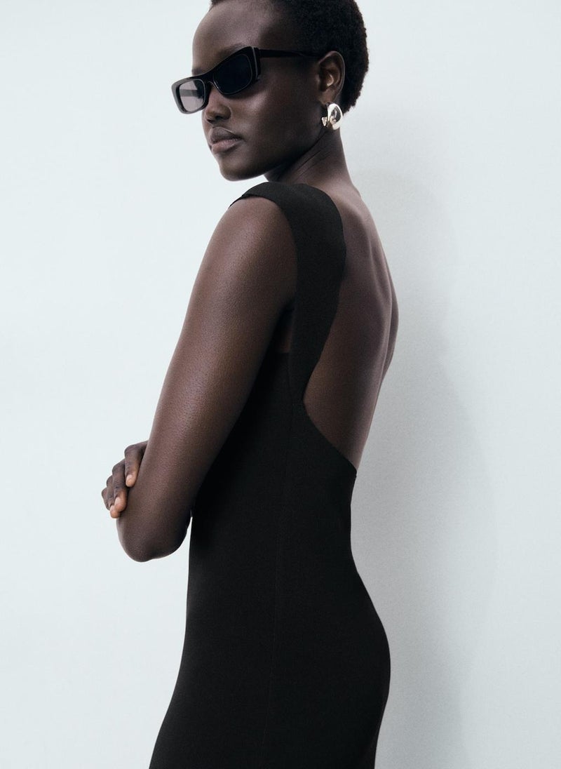 MANGO Sleeveless Midi Dress  - Image 3
