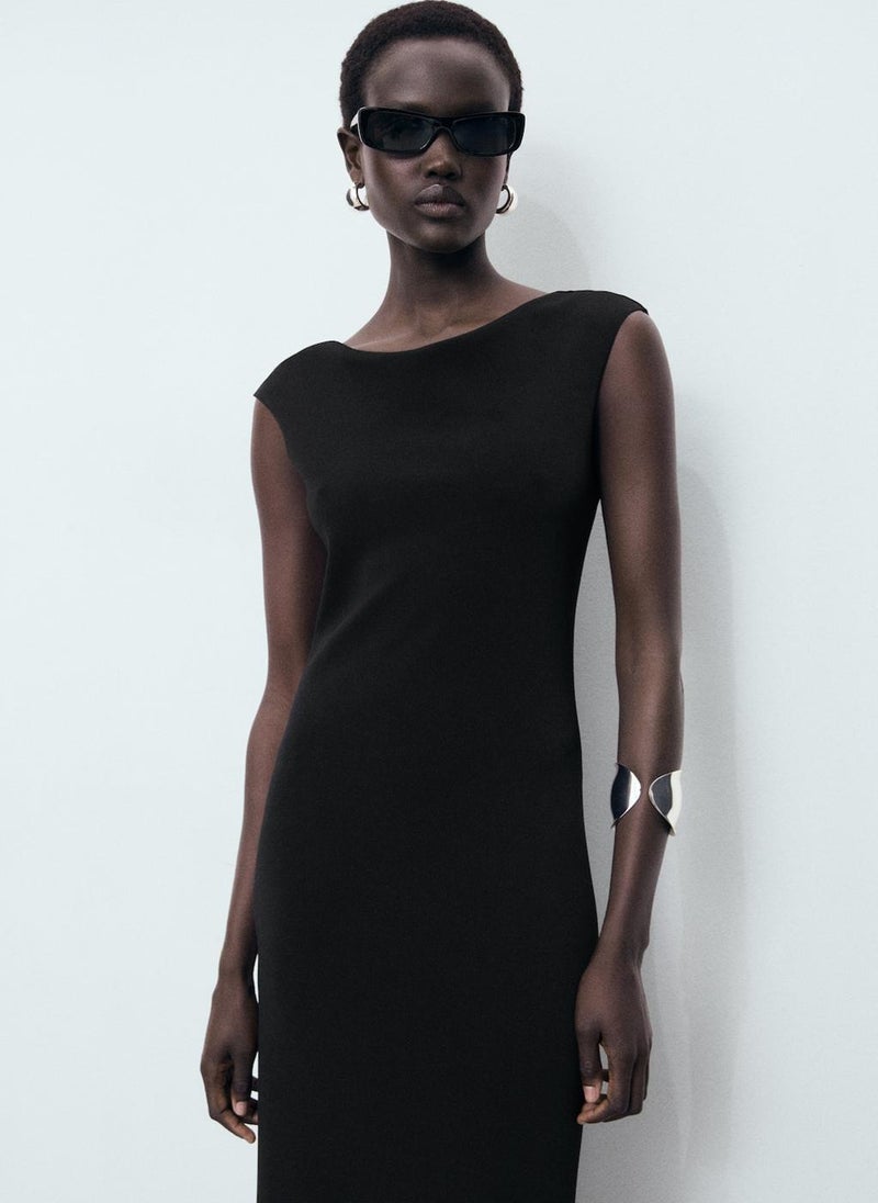 MANGO Sleeveless Midi Dress  - Image 4