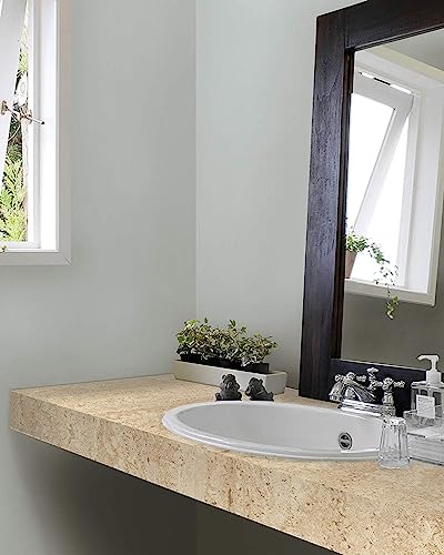 d-c-fix 346-0099 Decorative Self-Adhesive Film, Beige Marble, 17" x 78" Roll - Image 3