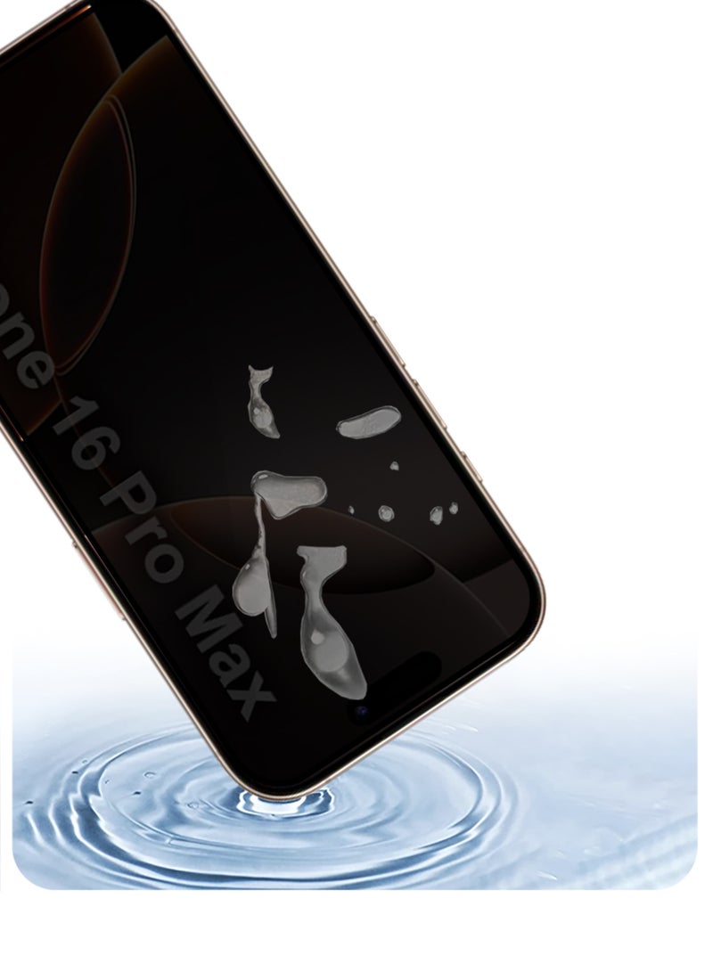 CATANES Privacy Screen Protector for iPhone 16 Pro Max – Magic Box Auto-Align, Full Glass, Anti-Spy, Case-Friendly - Image 5