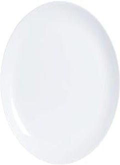 Luminarc Luminarc Diwali Set of 6 Extra Resistant Opal Glass Dinner Plates, 25 cm, White 
