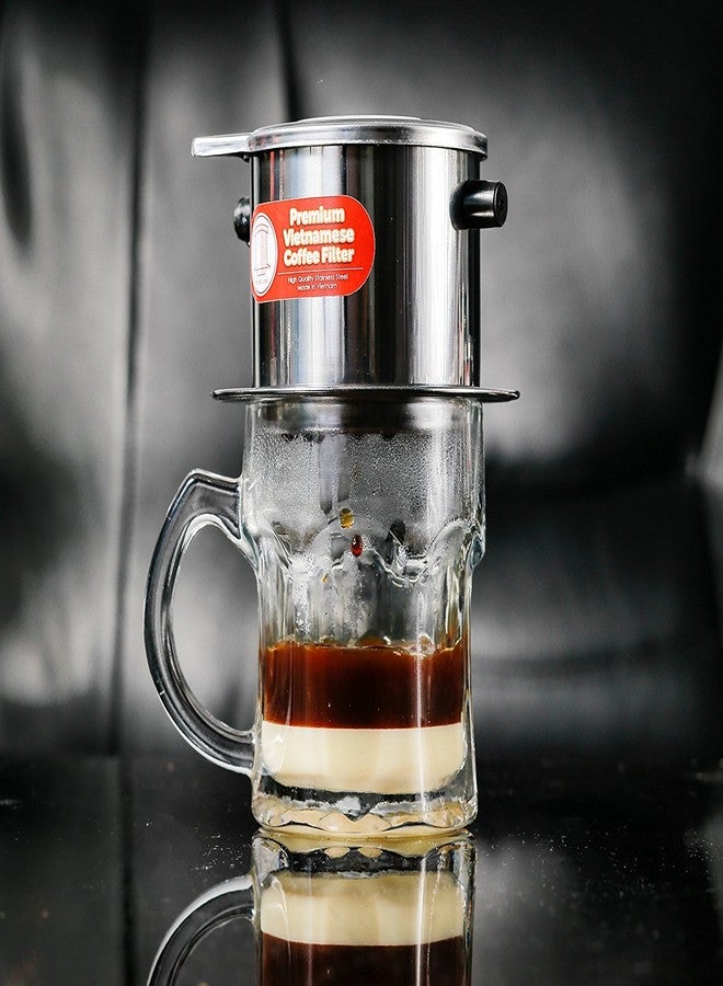 Thang Long Vietnamese Coffee Filter Phin 330ml Large, Gravity Insert, One Cup - Image 2