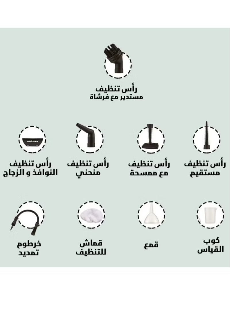 Denx High Pressure Steam Cleaner Portable Steam Small Household Kitchen Handheld Steam Cleaner - Image 4