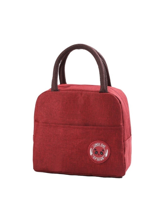 Insulated Lunch Bag for Men and Women, Portable Multi-Layer Thermal Lunch Tote with Utensil Pouch, Durable Waterproof Oxford Cloth with Reinforced Handles - Perfect for Work, Picnics, and Travel  - Image 1