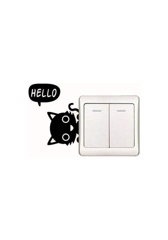 ECVV Cat Wall Sticker Decoration For The Doorbell Or Laptop Switch Light - Image 3