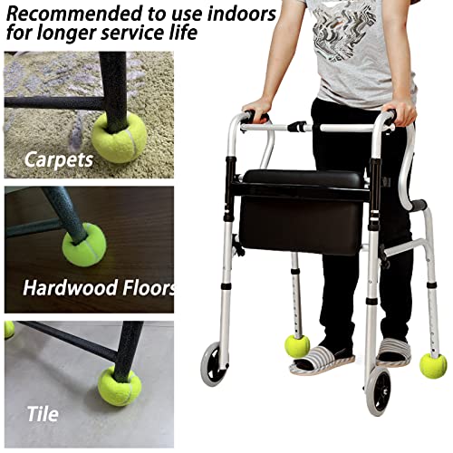 RMAMSCOV Tennis Balls for Walkers 4 Pack, RMASCOV Precut Tennis Balls for Walkers,Walker Balls Tennis Ball for Chair Legs(Light Blue) - Image 5