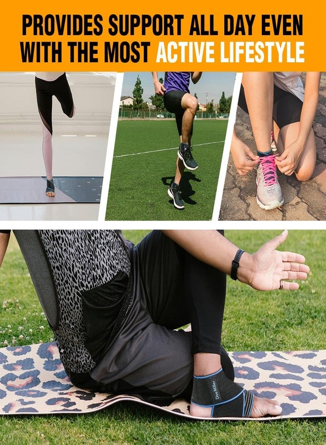 Doc Miller Ankle Brace for Men & Women – Adjustable Ankle Support Brace with Compression Wrap for Sprained Ankle, Plantar Fasciitis, Tendonitis & Swelling – Running, Sports, One Size Fits Most - Image 5