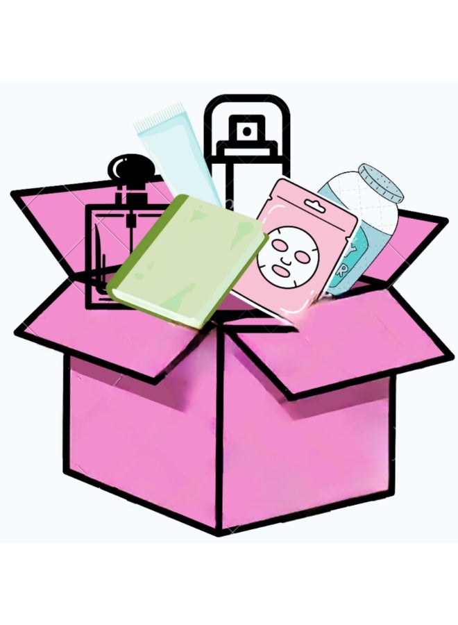 بوكس عيد الأم (عطر + سبراي للجسم + مزيل عرق + ماسك للوجه + بودرة عطر للجسم + كتاب)