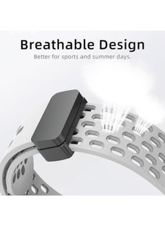 Generic Magnetic Bands for Apple Watch Band 41mm 40mm 38mm, for Women Men, Soft Silicone Magnetic Buckle Breathable Sport Watch Strap for iWatch Series SE 8 7 6 5 4 3 2 1 Ultra (White)  - Image 2
