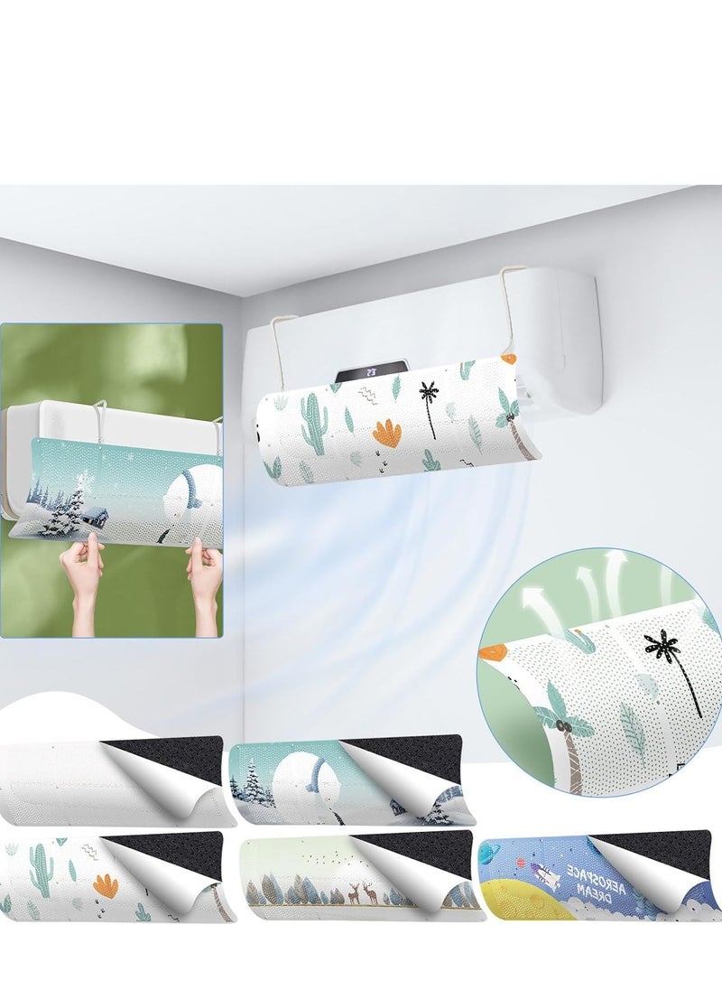 Generic - Retractable Air Diffuser for Home Air Conditioning, Double Sided Air Flow Deflector Cover for Air Conditioning - Image 1