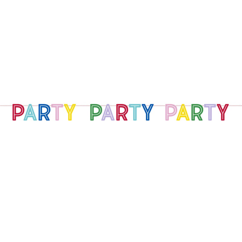 MANGO Unique Colorful Party Letter Banner - Image 1