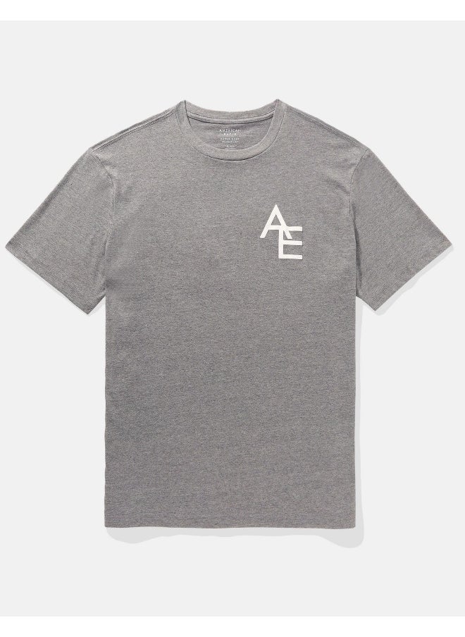 American Eagle - Logo Detailed Crew Neck T-Shirt - Image 1