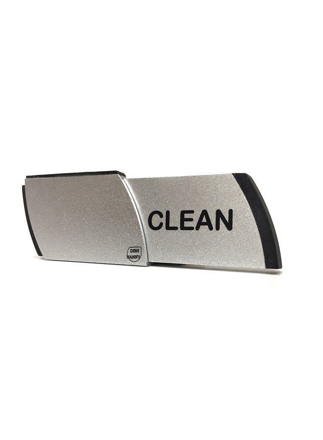 DISH NANNY Premium Metal Dishwasher Magnet Clean Dirty Sign | Contemporary Stainless Indicator - Kitchen Gadgets for All Dishwashers, Home or Office Organiz  - Image 1