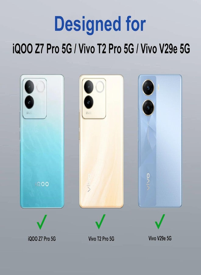 Zapcase Back Case Cover for iQOO Z7 Pro 5G | Compatible for iQOO Z7 Pro 5G Back Cover | Case Cover with Camera Protection | (TPU + PC | Translucent Black) - Image 2