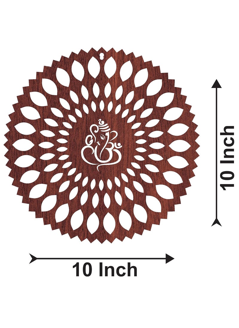 TWEAK TWEAK laser Ganesh ji mandala design For wall Decor Home Decor Temple Wall Hanging Size 12x12 Inch  - Image 2
