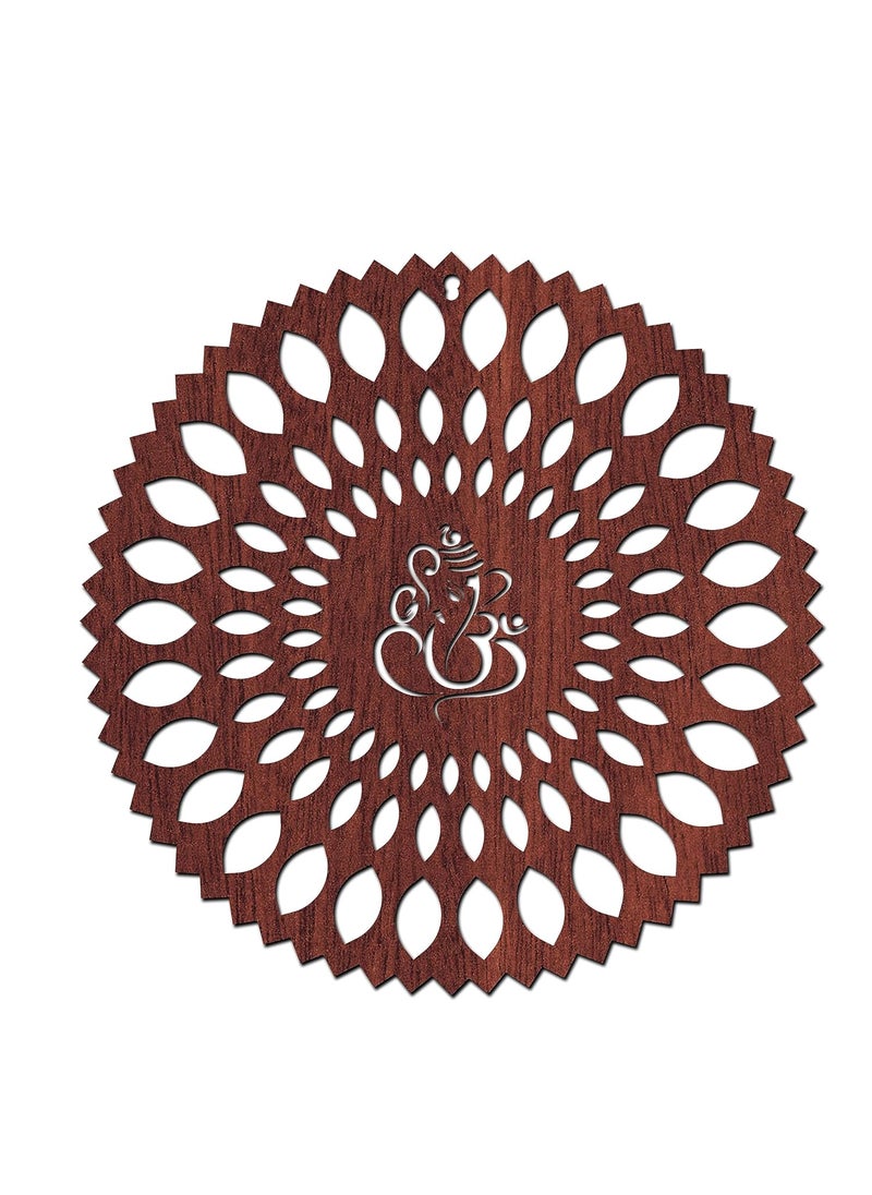 TWEAK TWEAK laser Ganesh ji mandala design For wall Decor Home Decor Temple Wall Hanging Size 12x12 Inch  - Image 1