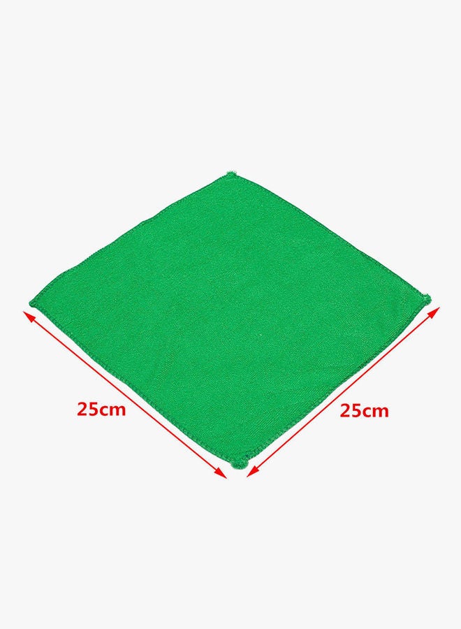 10-Piece Car Soft Microfiber Absorbent Wash Cleaning Polish Cloth Small 24 x 25 cm - Image 3