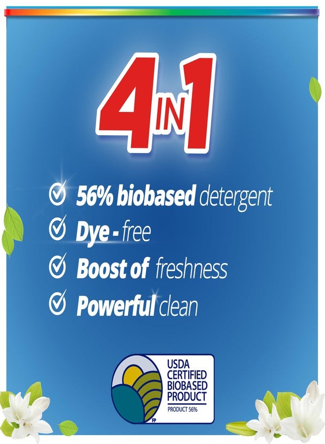 Purex منظف غسيل سائل بيوركس، مركز للغاية، عناصر طبيعية من الكتان وزهور الزنبق، 82.5 أونصة، 165 غسلة - Image 2