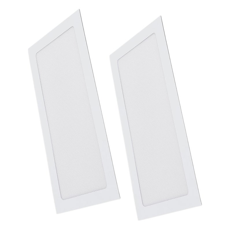 2Pcs Computer Cooler Fan Dust Filter Magnetic Frame PC Fan Dust Mesh PC Cooler Filter Fine Mesh PVC Dust Cover White - Image 4