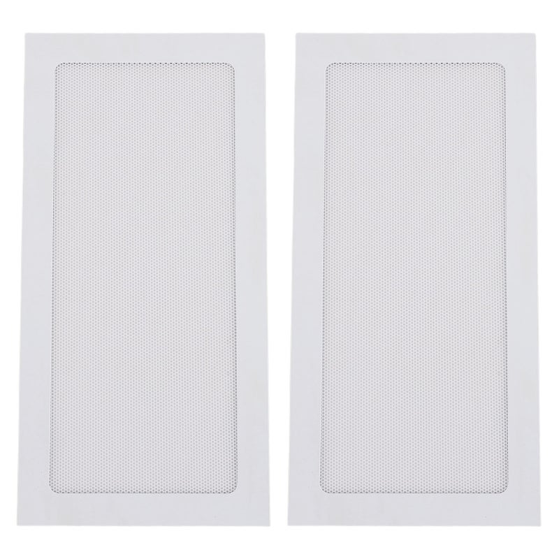 2Pcs Computer Cooler Fan Dust Filter Magnetic Frame PC Fan Dust Mesh PC Cooler Filter Fine Mesh PVC Dust Cover White - Image 1