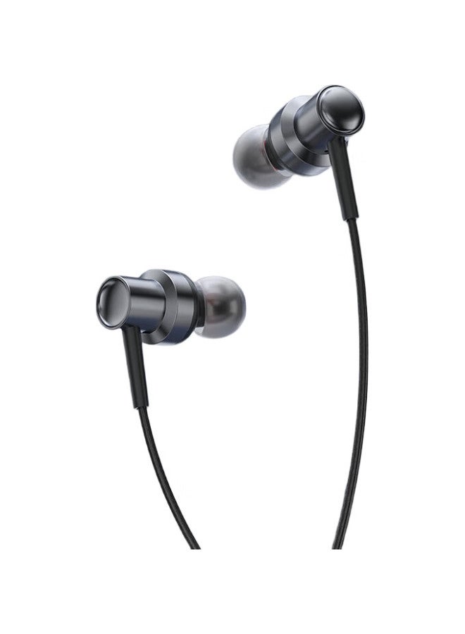 Newmine Newman Xl13 Wired Earphones, In-Ear Gaming Headset For Pubg And Karaoke, 3.5Mm With Mic Control, Magnetic Ear Tips, Compatible With Apple, Huawei, Xiaomi Phones, Iron Gray - Image 1