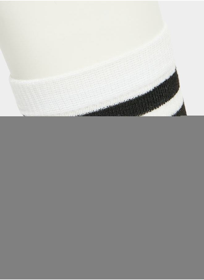 Styli Double Striped Mid Calf Length Socks  - Image 2