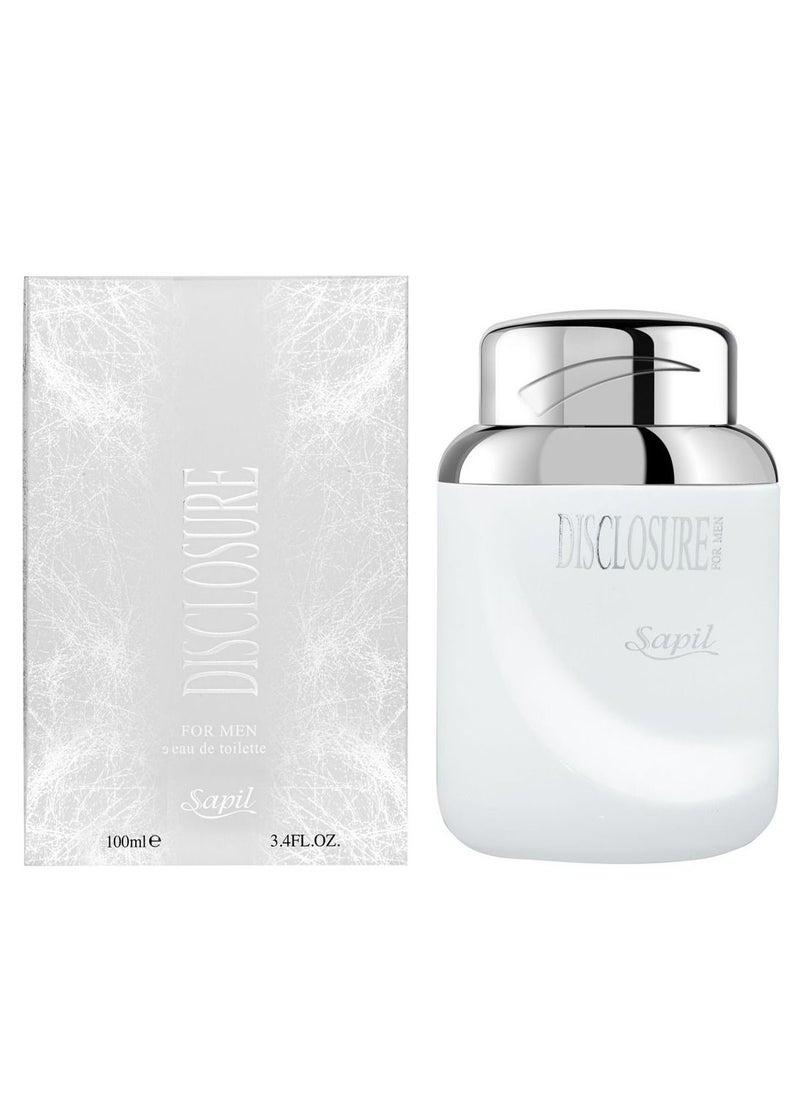 sapil Disclosure White for Men 100ml EDT  - Image 2