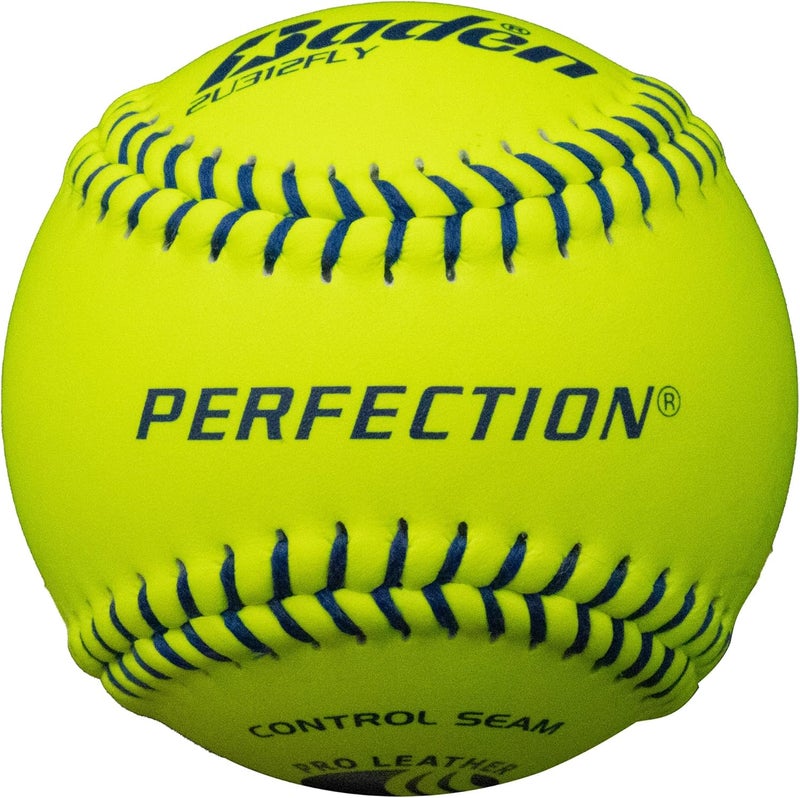 Baden USSSA Fastpitch Raised Seams Leather Game Softballs - Image 1