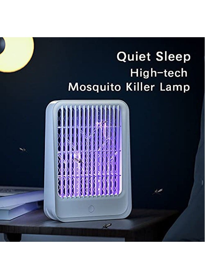 Portable Electric USB Killer Mosquito Light UV LED Light, Indoor Outdoor Wall Mounted No Noise No Radiation (White) - Image 2