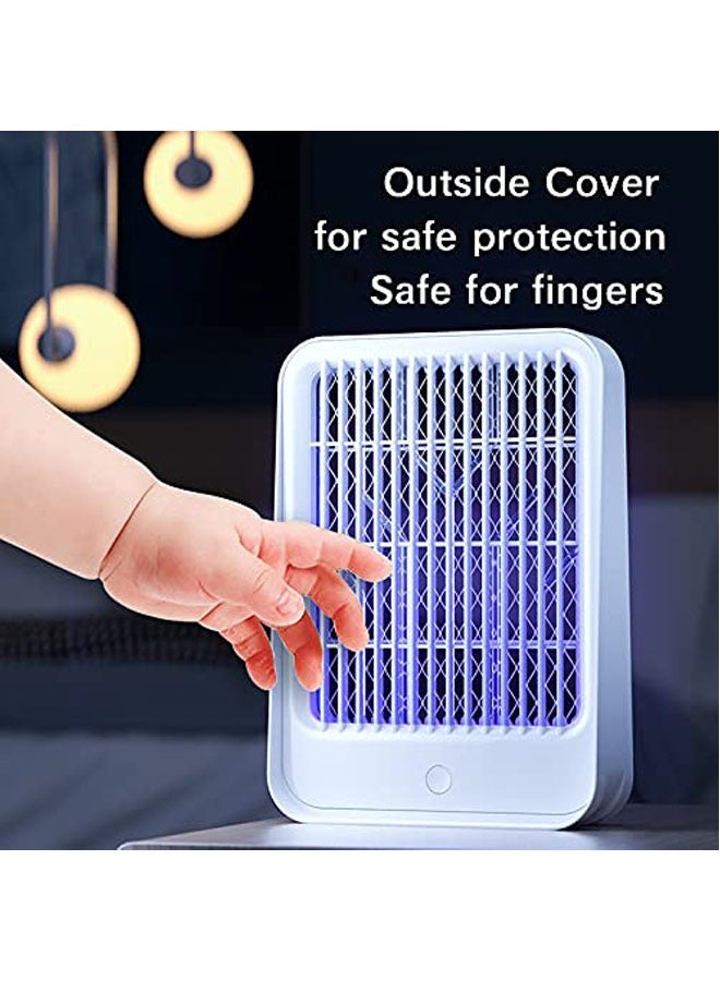 Portable Electric USB Killer Mosquito Light UV LED Light, Indoor Outdoor Wall Mounted No Noise No Radiation (White) - Image 3