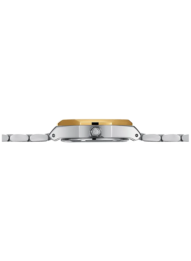 ECSTACY Ecstacy Women's Japan Quartz Movement Watch, Analog Display and Stainless Steel Strap - E22503-TBTW, TT Gold/Silver